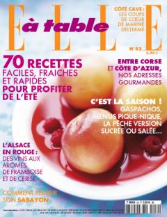 Elle à Table - juillet-août 2007