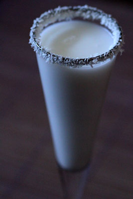 Cocktail rhum-coco-Malibu