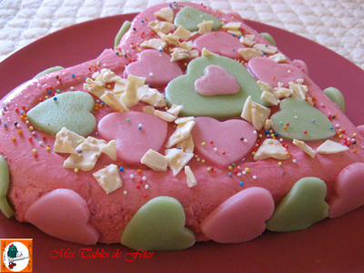 Un amour de gâteau, par Edith du blog Mes tables de fêtes