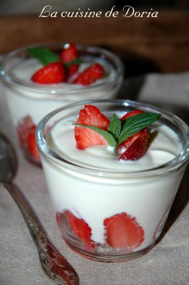 Trifles à la fraise, par Doria