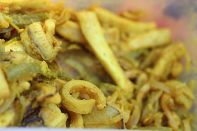 Achards de calamars Achards de calamars