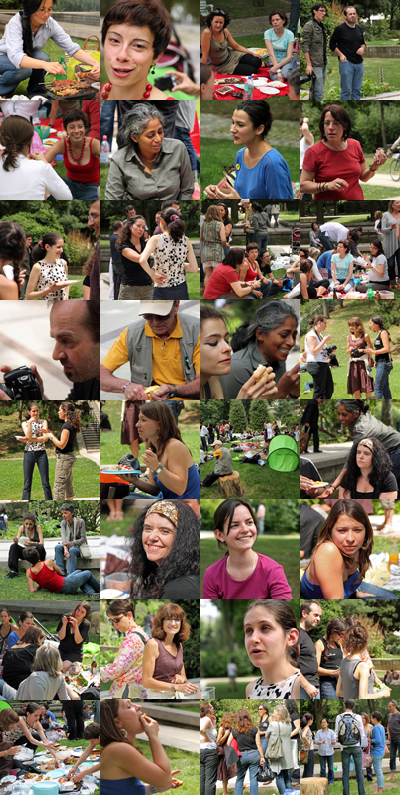 Portraits pique-nique août 2010 à Bercy