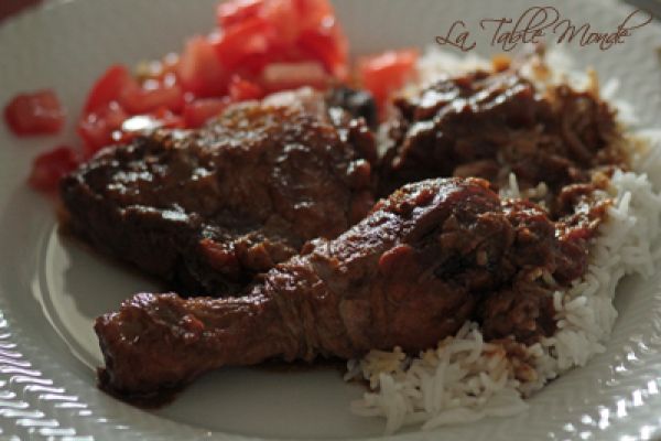 Poulet massalé comme à l'île de La Réunion