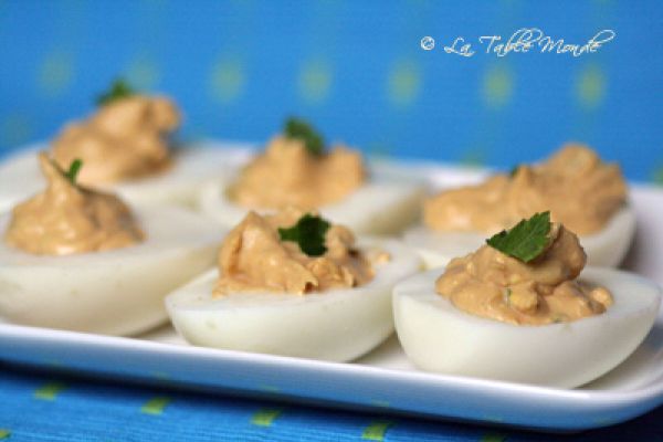 Les oeufs mimosa