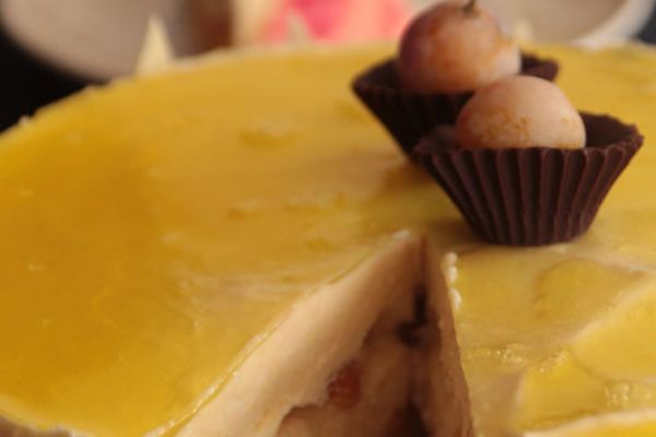 Nid d'amour (entremets aux mirabelles)