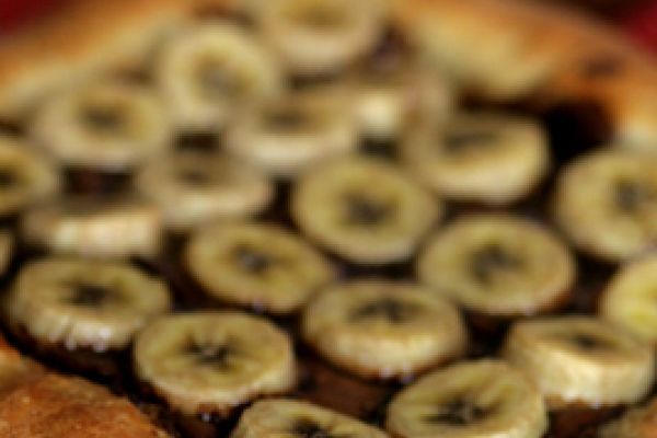 Pizza choco-crust Nutella®-bananes...