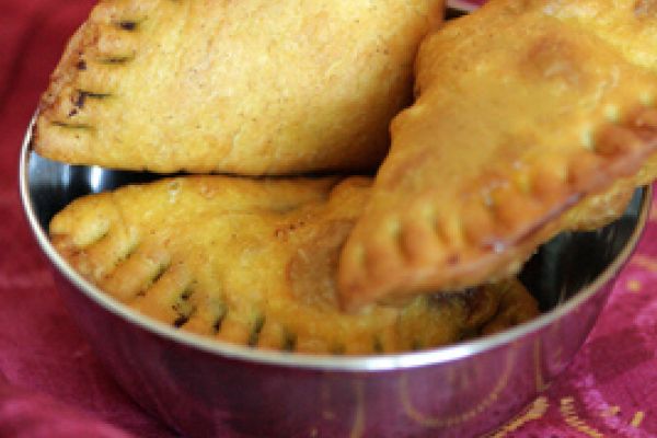 Samossas indiens à l'agneau korma