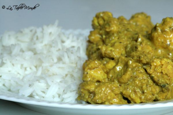 Poulet korma