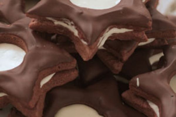 Etoiles au chocolat : Bredele