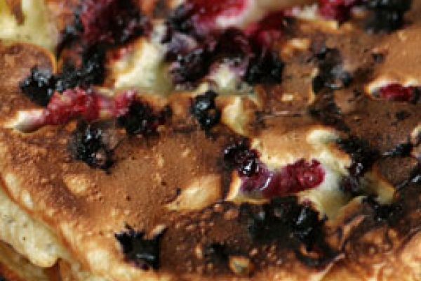 Pancakes aux fruits rouges