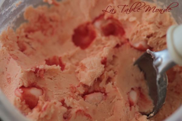 Crème glacée aux fraises Tagada ®