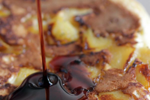Pancakes aux pommes caramélisées