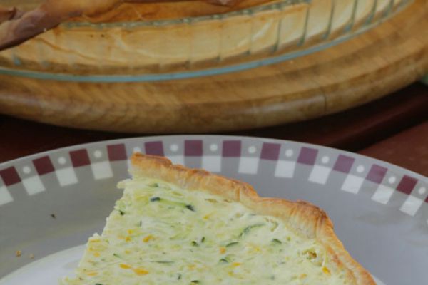 Tarte à la courgette et à la ricotta
