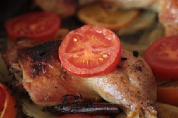 Poulet aux saveurs de Noël