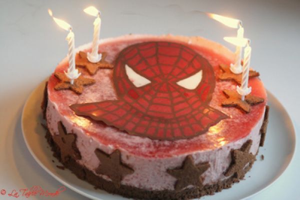 Gâteau Spiderman