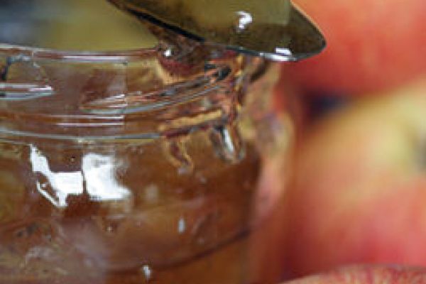 Confiture de pommes à la vanille