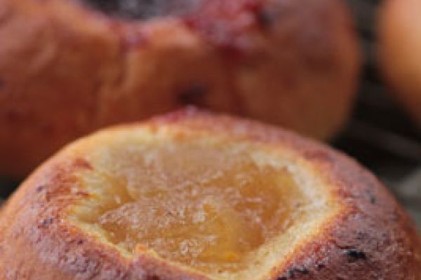 Kolaches ou brioches Tchèques à la confiture