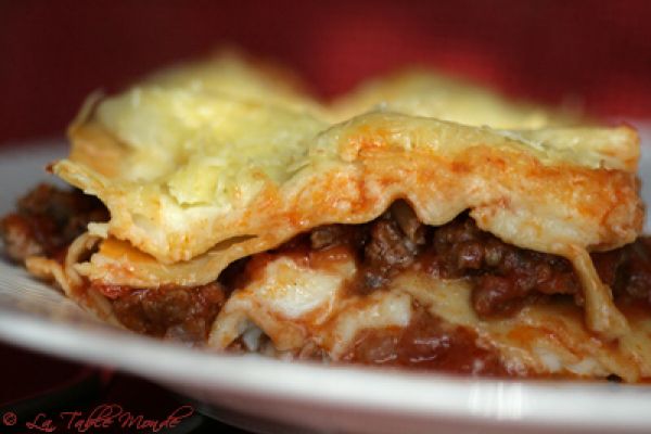 Lasagnes à la bolognaise... The 1st Bolognaise day !