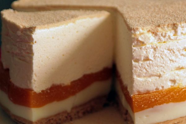Mango-Jasmine Pie - Entremets mangue jasmin (façon banoffee pie)