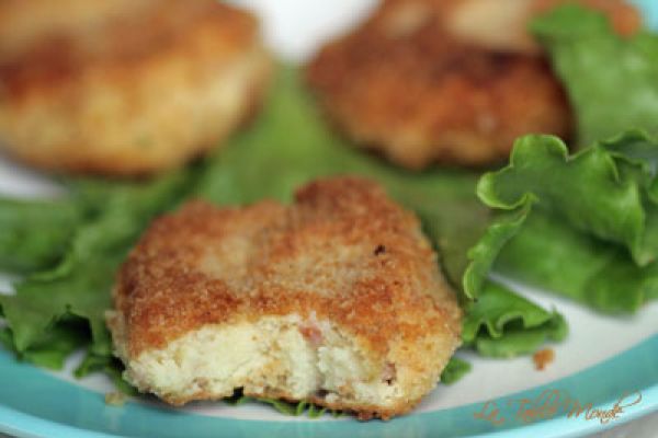 Croquettes de pommes de terre au jambon et parmesan