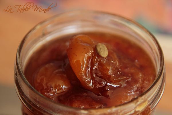 Confiture de mirabelles à la cardamome