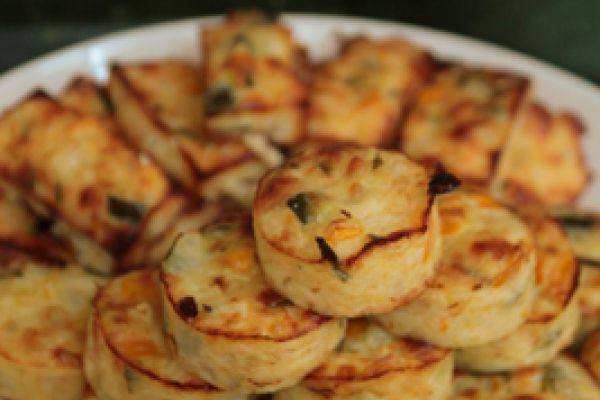 Bouchées de courgettes à la mozzarella