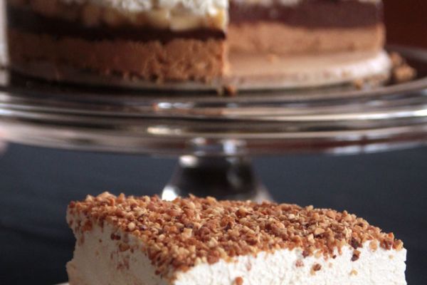 Bananutella pie praliné noisette (Banoffee version Nutella biscuits Résille d’Or)
