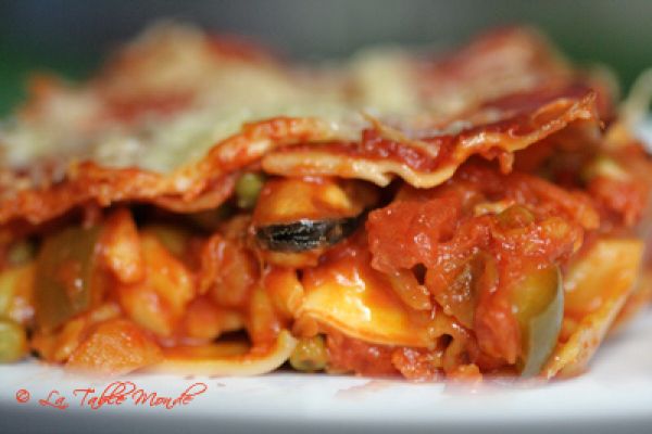 Lasagnes façon paëlla