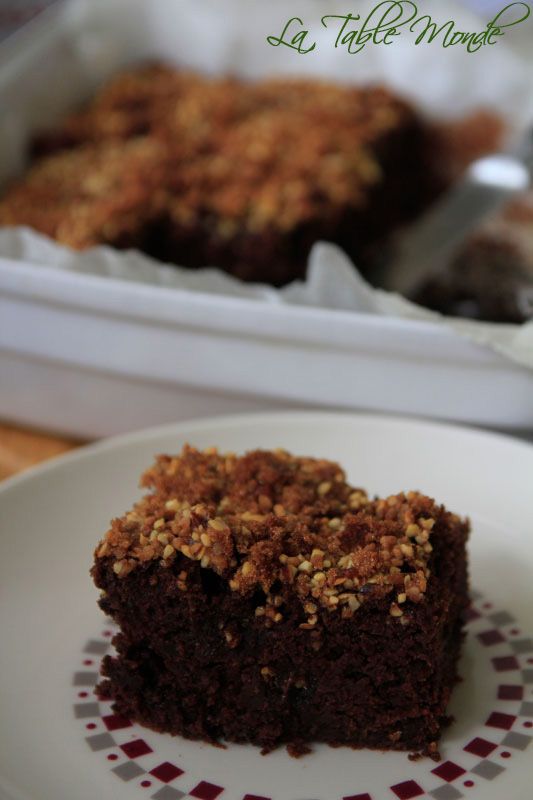 Gâteau au chocolat et aux courgettes d'Estérelle