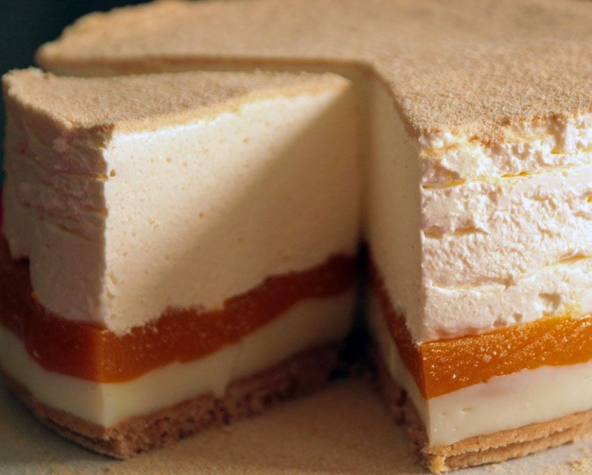 Mango-Jasmine Pie - Entremets mangue jasmin (façon banoffee pie)