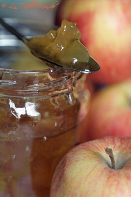 Confiture de pommes à la vanille