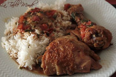 Poulet à la coriandre