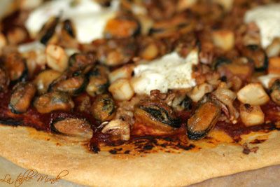 Pizza aux fruits de mer