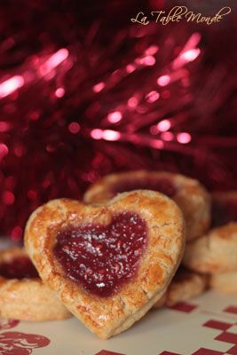 Les mini Linz à la framboise