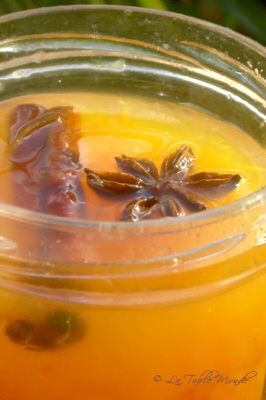 Confiture d'orange aux épices et zestes d'orange