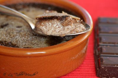 Crème brûlée au chocolat