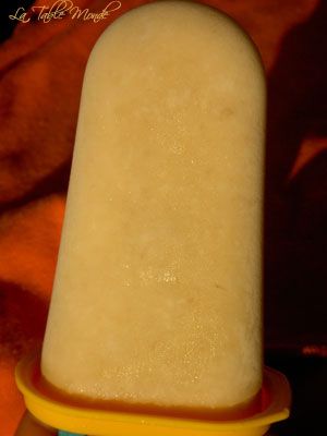 Sucettes glacées banane et noix de coco