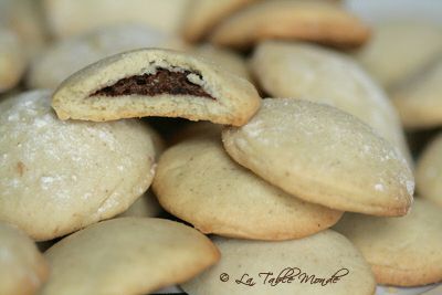 Sablés chauds à la vanille et Nutella