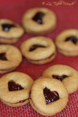 Sablés à la gelée de groseilles