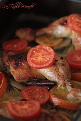 Poulet aux saveurs de Noël