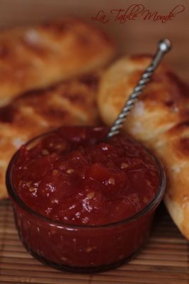 Confiture de tomates mûres
