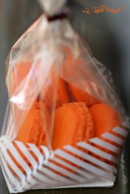 Macarons à l'orange curd