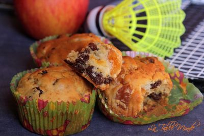 Les muffins aux abricots et raisins secs