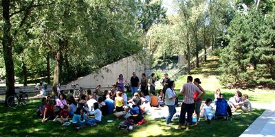 Pique-nique 2007 à Bercy entre bloggeurs culinaires