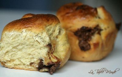 Brioches au Toblerone