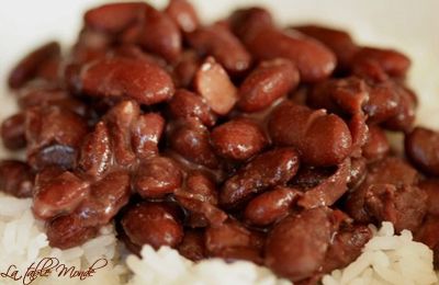 Haricots rouges comme à La Réunion