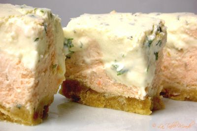Cheese-cake saumoné aux deux persils