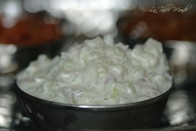 Raïta de concombre