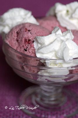 Glace à la fraise