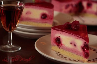 Entremets Le Sylvie aux framboises